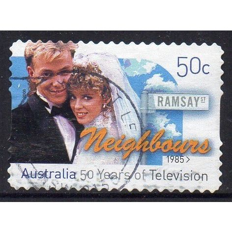 Australia 2006 50 Years of Australian Television - Neighbours 50c s/a Used