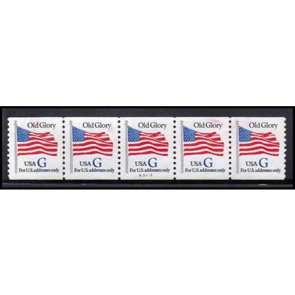 Used 2890 32c G Old Glory Very Fine PNC A3435/5 PA3341