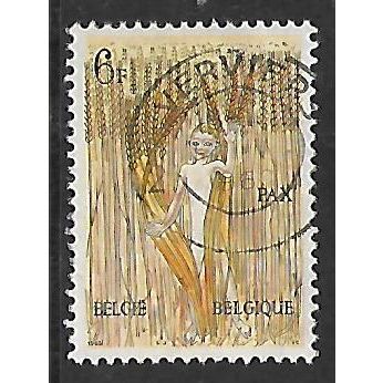 BELGIUM 1963 PEACE MOVEMENT 6F CHILD IN WHEATFIELD SG1854 FINE USED