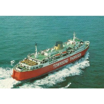 Belgian Marine - Townsend Thoreson MV PRINCE LAURENT Postcard (Van Mieghem A247)