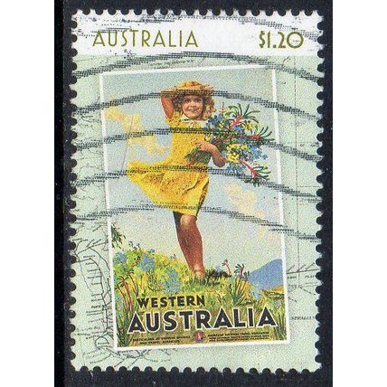 Australia 2023 Travel Posters - Western Australia $1.20 Sheet Used