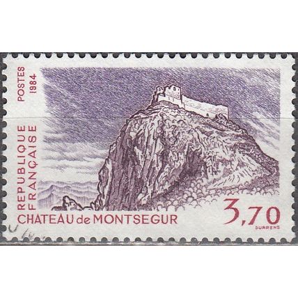 France 1984 Michel 2461 O Cote (2008) 1.50 € Château de Montségur Cachet rond