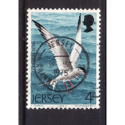 JERSEY 1975 SEA BIRDS 4d COMMON TERN SG 129 FINE USED#