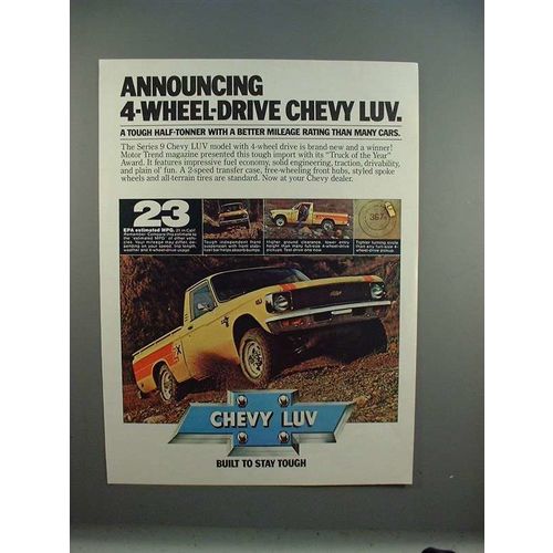 1979 Chevrolet Series 9 Chevy LUV Truck Ad!