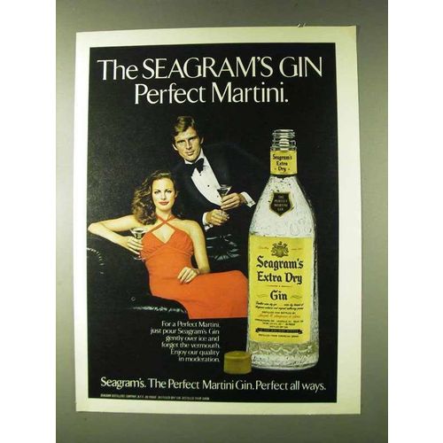 1979 Seagram's Extra Dry Gin Ad - Perfect Martini