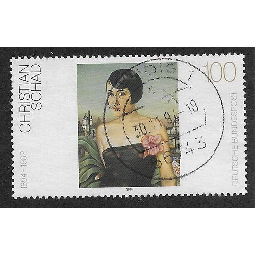 GER 1994 100pf 'PAINTINGS - CHRISTIAN SCHAD' FINE USED (EBID60-507)