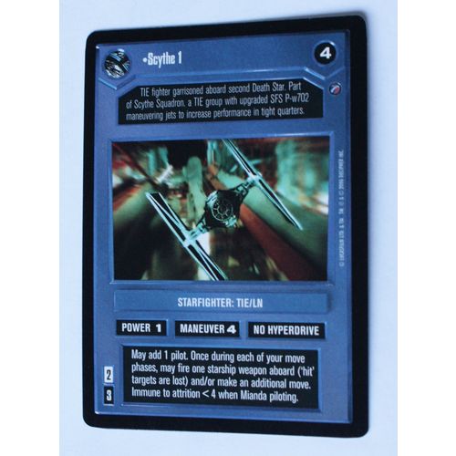 Star Wars CCG: Death Star II Limited # Scythe 1 (A) dark 2000 TIE