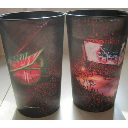 2 Houston Rockets Souvenir Cups Large Stadium Tumblers 50 Seasons Holographic
