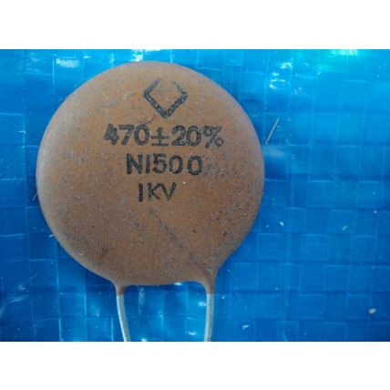 NOS 2 X 470pF Capacitors 1.0KV