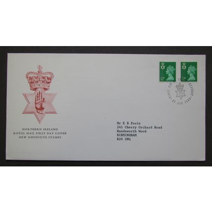 ROYAL MAIL - DEFINITIVES NORTHERN IRELAND FIRST DAY COVER 1986 (c)