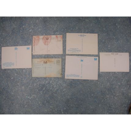6 old Scottish (Scotland) Postcards – Loch Lomond, Castle Douglas, Beinn Eighe.