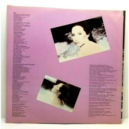 1979 Barbra Streisand Wet LP Vinyl Record Album (P2)