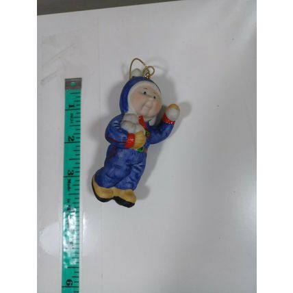 1984 Vintage Cabbage Patch Kids OAA Inc Porcelain Christmas Tree Ornament No Box