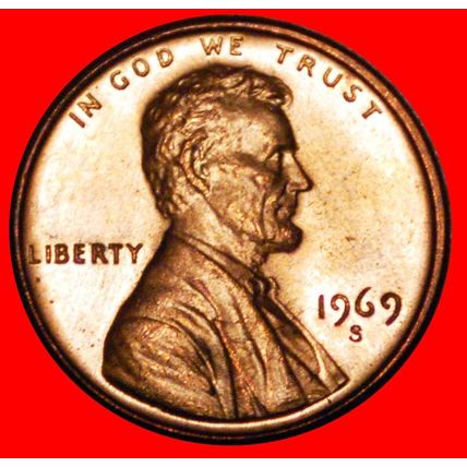 MEMORIAL (1959-1982): USA ★1 CENT 1969S LINCOLN (1809-1865★LOW START★NO RESERVE!