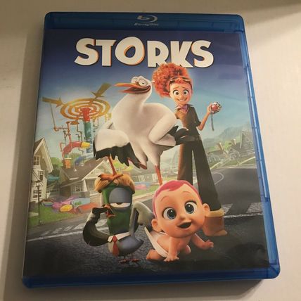 Preowned Storks Animated Movie Blu-Ray