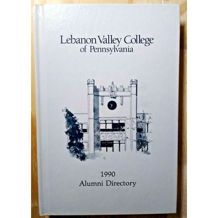 Lebanon Valley College of Pennsylvania 1990 Alumni Directory - Unmarked!