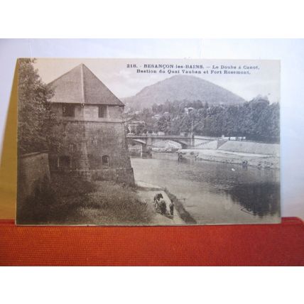 FORT ROSEMONT, BESANCON. FRANCE unused antique postcard =