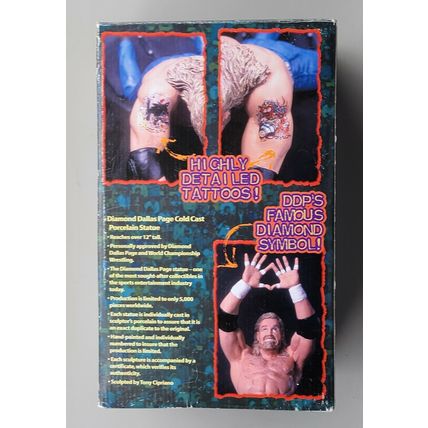 wcw wwe wwf ljn classic superstars 356 of 5000 DDP 12" porcelain sculpture