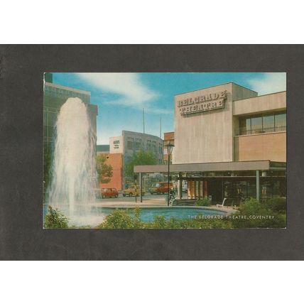Postcard West Midlands Coventry The Belgrade Theatre