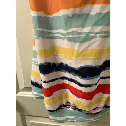 1pc Women's Graphic Swim Tankini Top Criss Cross Strap Padded Size XL