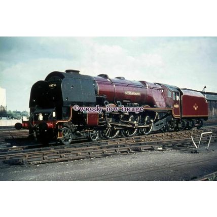 pu2766 - Engine No.46251 City of Nottingham at Shrewsbury c1964 - print 6x4