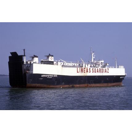 SQ2125 - Portuguese Vehicle Carrier - Irroyofrio Dos - photograph 6x4