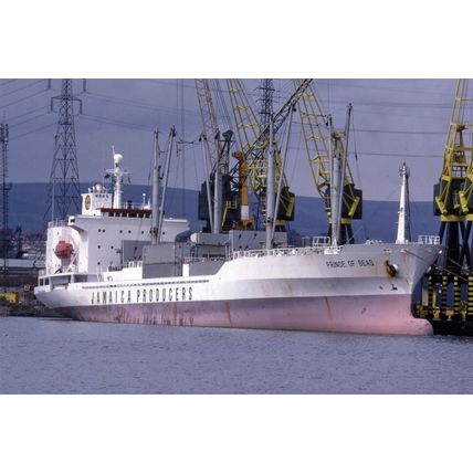 SQ2128 - Jamaica Producers Dutch Reefer Ship - Prince of Seas - photograph 6x4