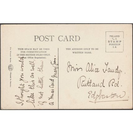 The Church, Llanbedr, Merionethshire, c.1905 - Wrench Postcard