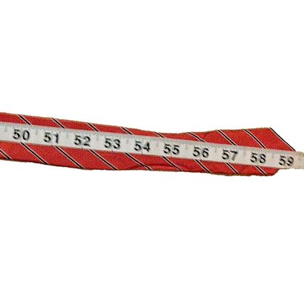 Suzuki Name Logo Promo Men's Red Black Silver Multi Striped Neck Tie Rare Find!