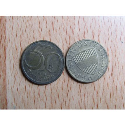 Austria 1983 50 Groschen Coin