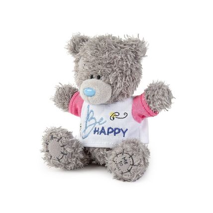 Me to You 4" Bear Wearing Be Happy T Shirt