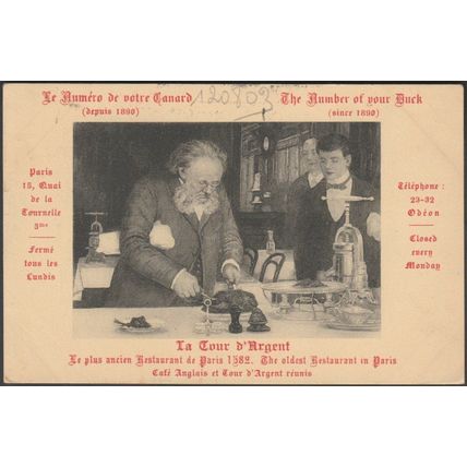 La Tour d'Argent Restaurant, Paris, 1932 - Coyart CPSM