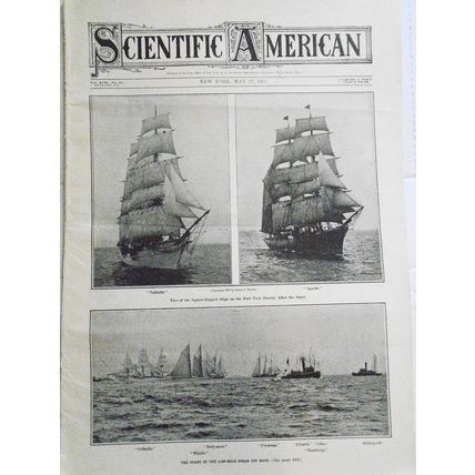3,000 Mile Ocean Cup Race; US Racing Cars... Scientific American - May 27, 1905