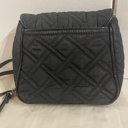 Vera Bradley Quilted Chain Strap Shoulder/ Crossbody Handbag Classic Black Purse