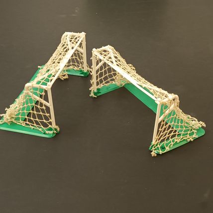 Subbuteo Tournament Goals #C154 Assembled In Referenced Box