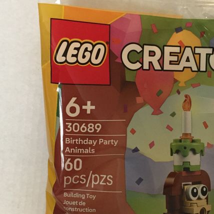 NEW Lego Creator Birthday Party Animals Polybag #30689 - 60 Pieces