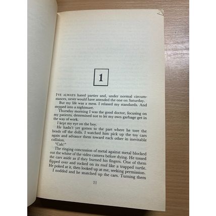 1989 JONATHAN KELLERMAN "SILENT PARTNER" FICTION HARDBACK BOOK (P5)