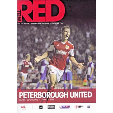 BRISTOL CITY v PETERBOROUGH UNITED SKY BET LEAGUE ONE 2013