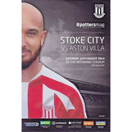 STOKE CITY v ASTON VILLA PREMIER LEAGUE 2015/15