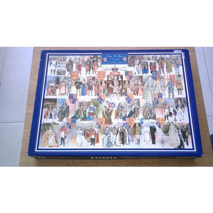 KINGS & QUEENS of ENGLAND & the United Kingdom Jigsaw (1000 Piece) Citadel 2007