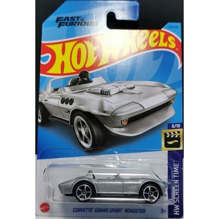 Hot Wheels 2023 Corvette Grand Sport Roadster Fast & Furious SILVER