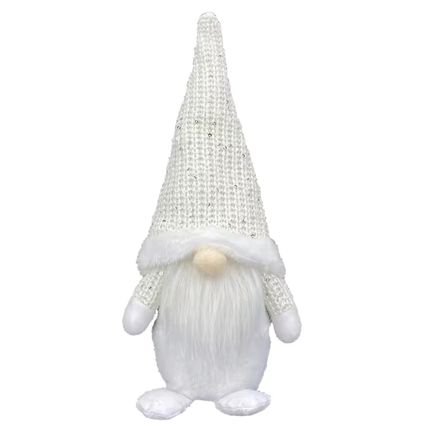 Woodside Home Living Christmas Decoration - White Gonk