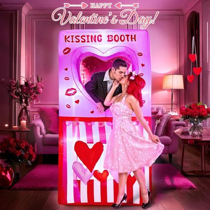 Ourwarm 7FT Valentines Day Inflatable, Valentine Inflatables Outdoor Decorations
