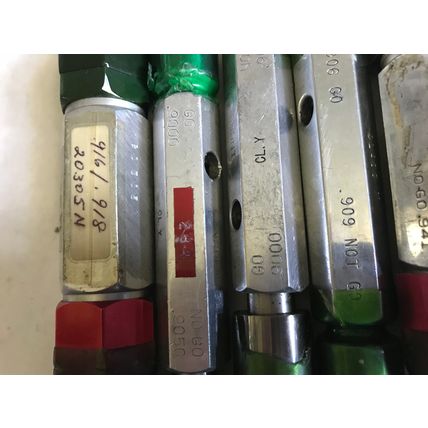 LOT PLUG GAGE GO NOGO .938,.941,906,909,9000,9050,916,918,EM