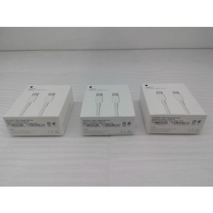 LOT OF 3 Apple USB-C to USB-C Charge Cable (2m) A1739 - BRAND NEW & SEALED