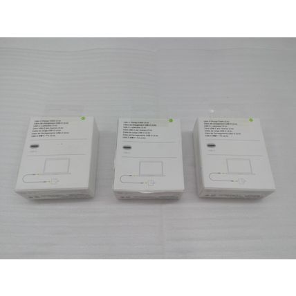 LOT OF 3 Apple USB-C to USB-C Charge Cable (2m) A1739 - BRAND NEW & SEALED