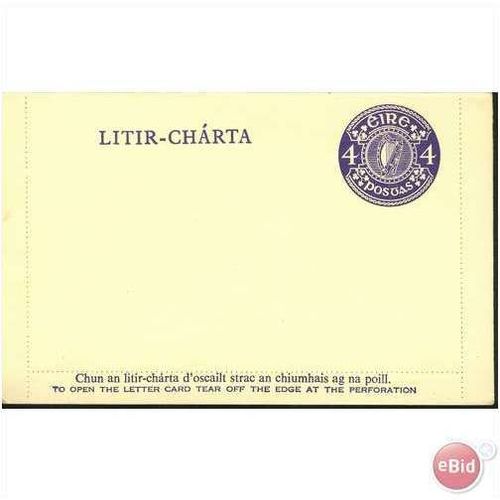Ireland letter card - unknown date - (mint)