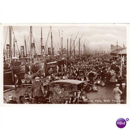 Norfolk - GREAT YARMOUTH - The Herring Fleet - RP - c.1920