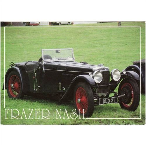 Road Transport Postcard Frazer Nash Car TT Replica 1934 DLD21 Bamforth