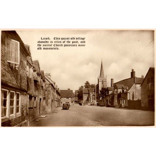 Wiltshire - LACOCK - Village Street - RP - c.1930